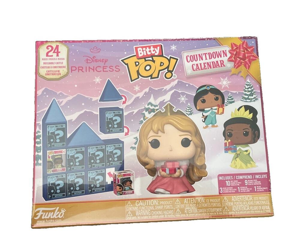 Funko Pop Bitty: Disney Princess Figures 24 Days Countdown Advent Calendar 2025